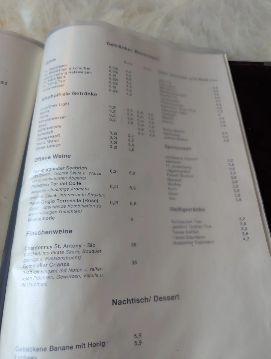 Speisekarte photo 5