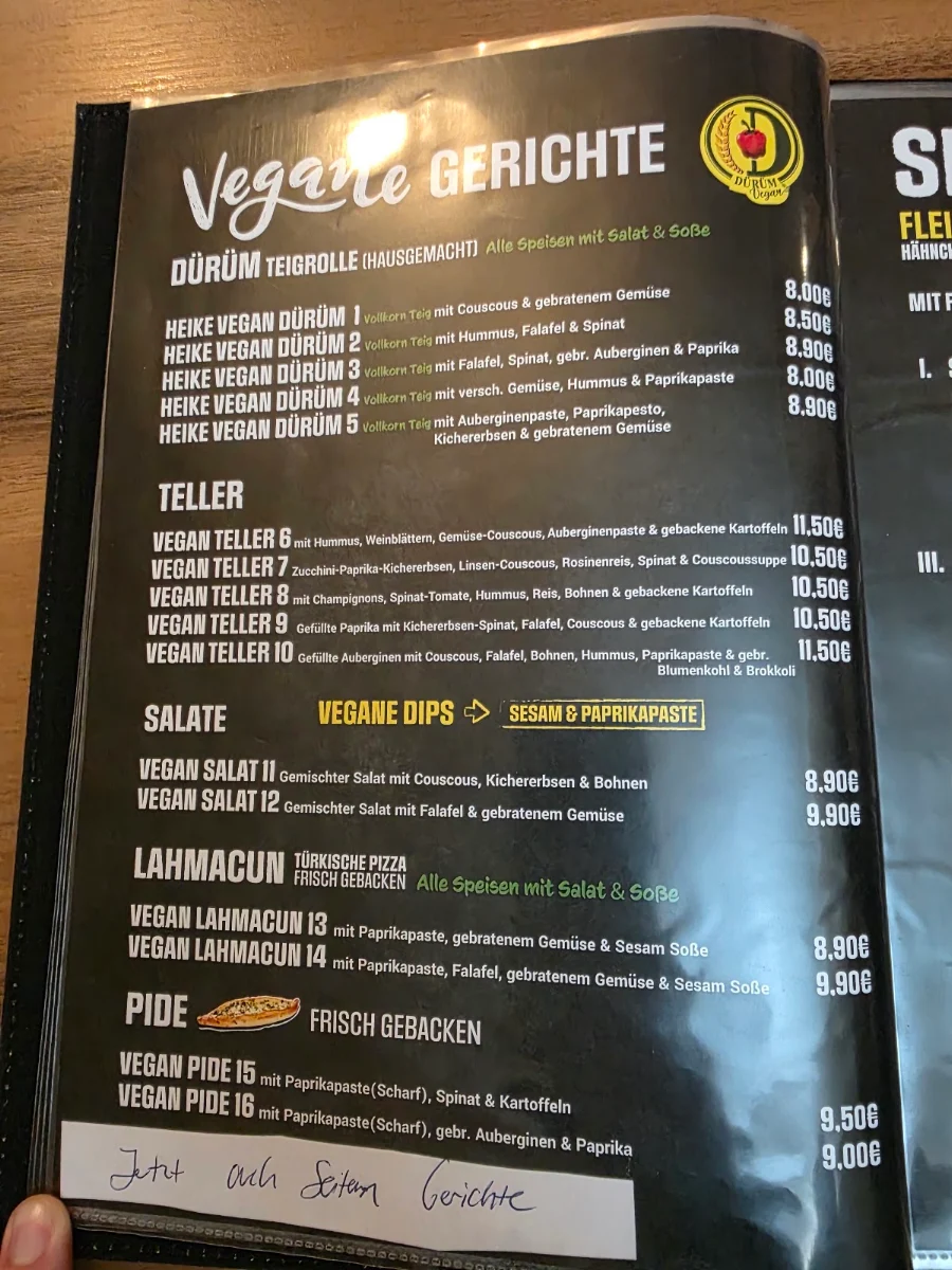 Speisekarte photo 3