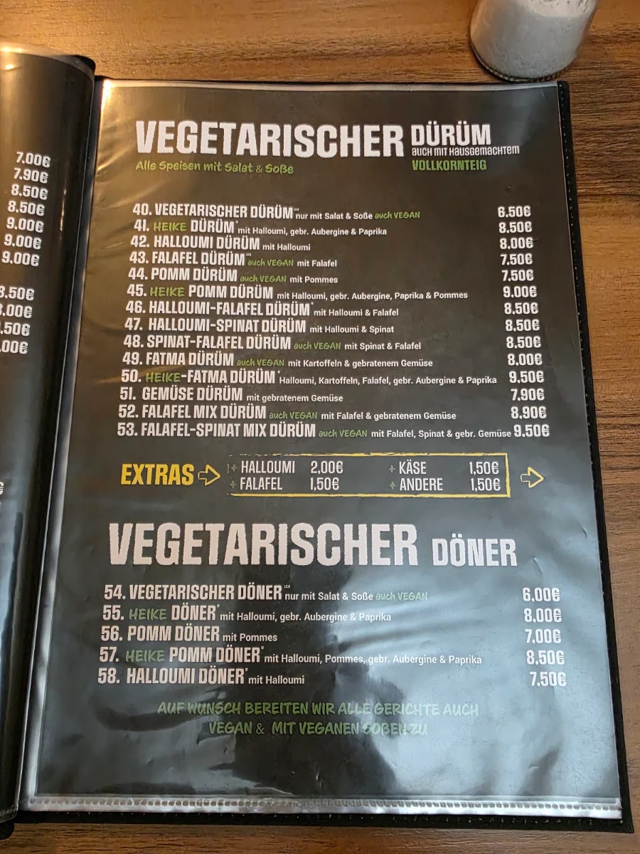 Speisekarte photo 4
