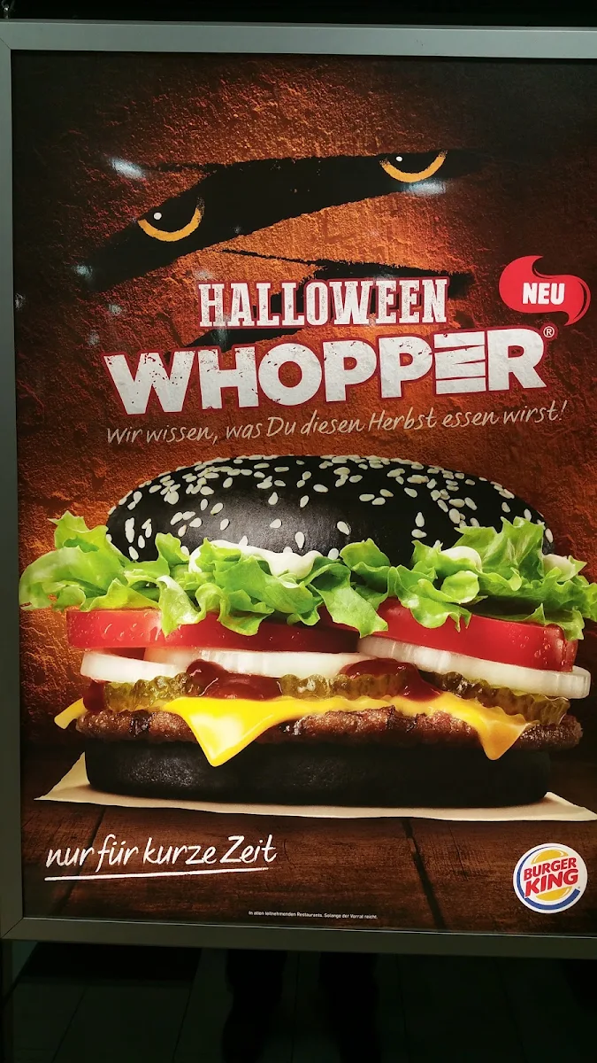 Speisekarte, Burger King Neu-Ulm