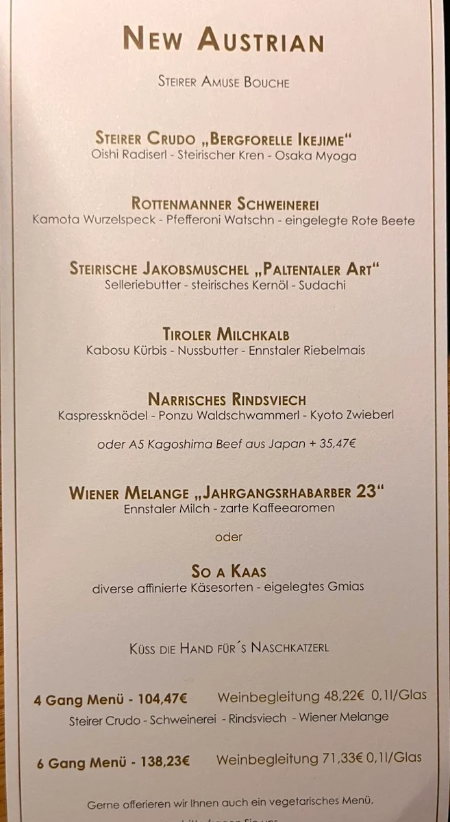 Speisekarte photo 1