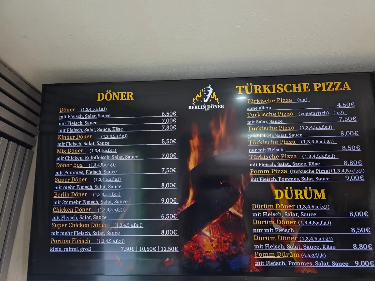 Speisekarte photo 3
