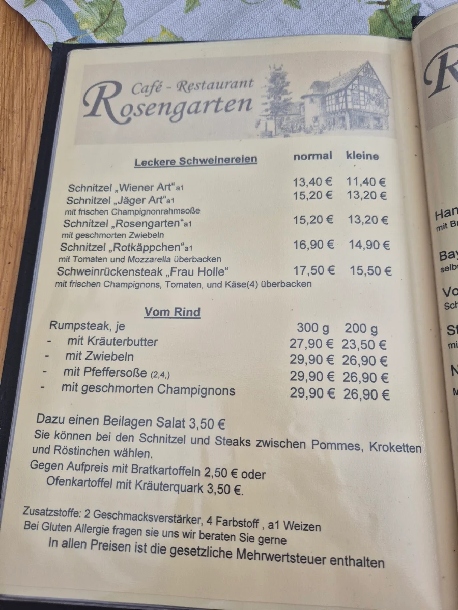 Speisekarte photo 1