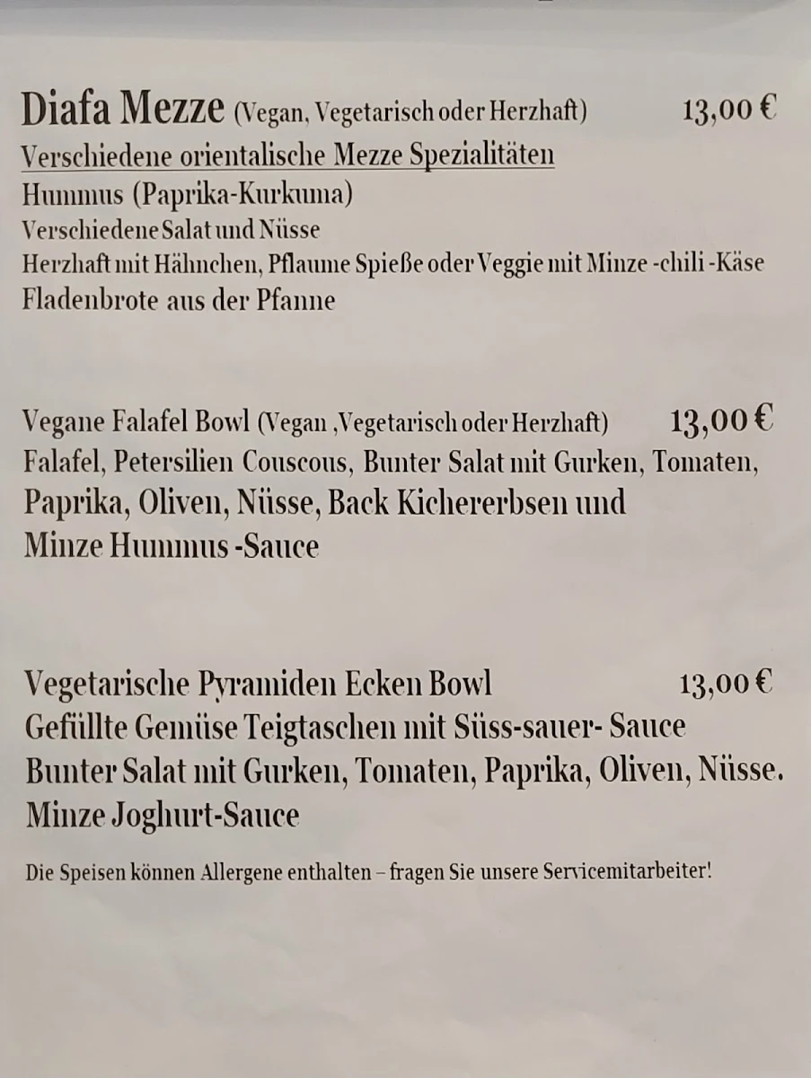 Speisekarte photo 5