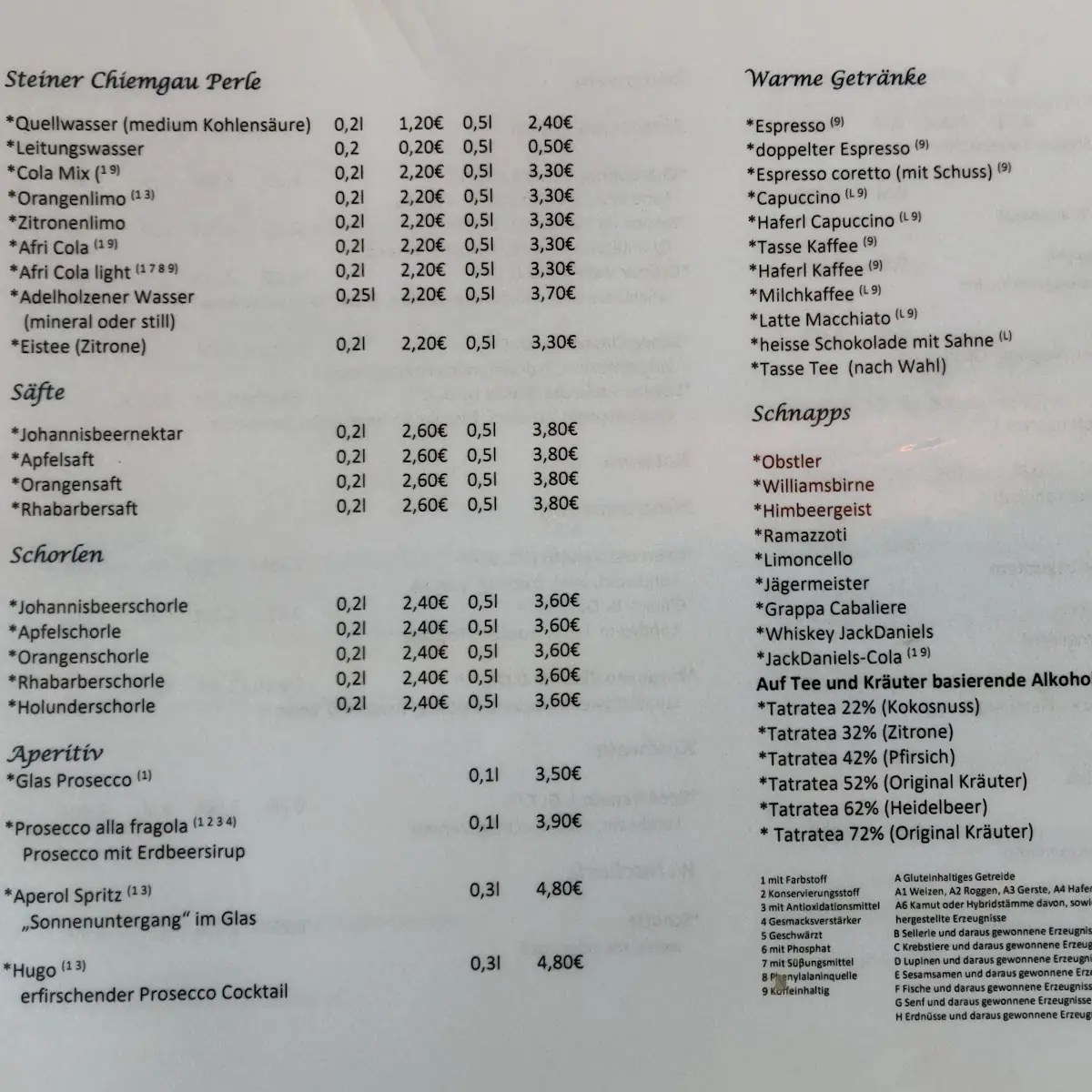 Speisekarte photo 10