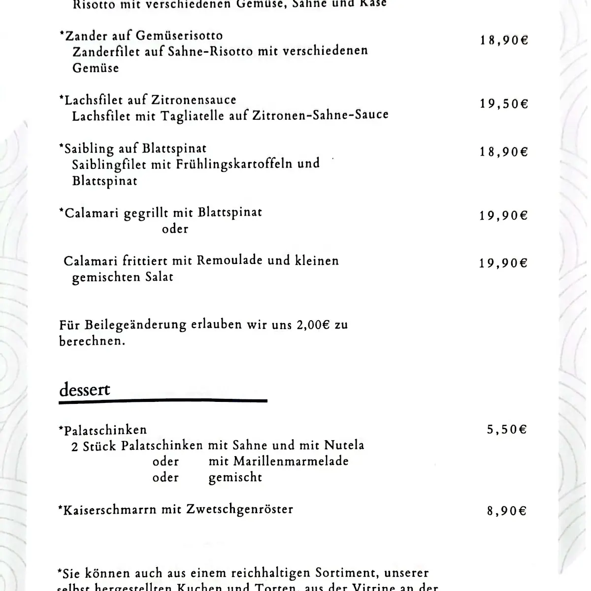 Speisekarte photo 6