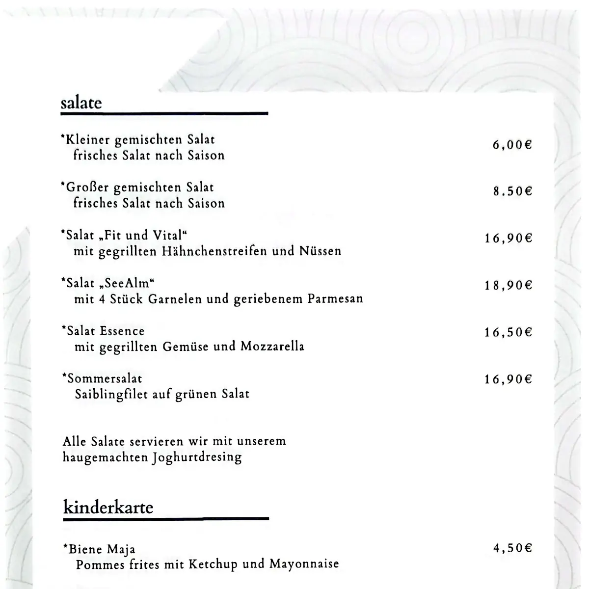 Speisekarte photo 7