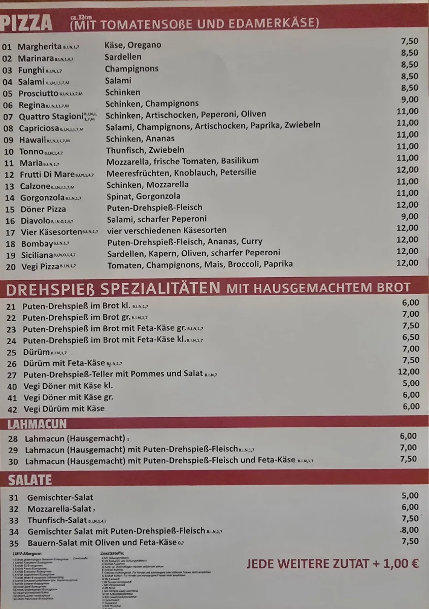 Speisekarte photo 1