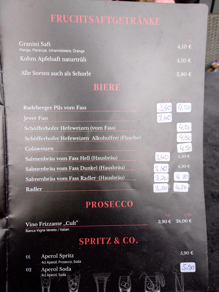 Speisekarte photo 4
