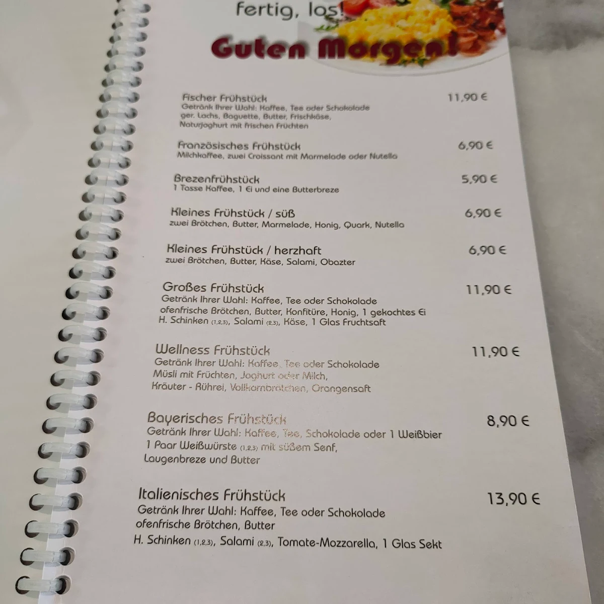 Speisekarte photo 2