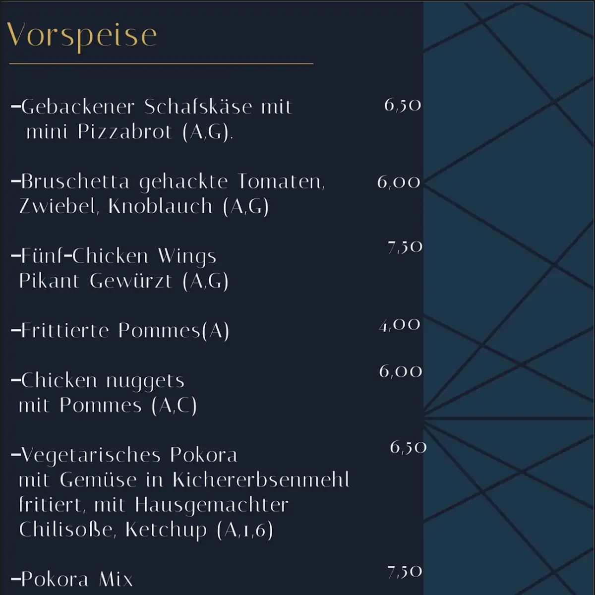 Speisekarte photo 3