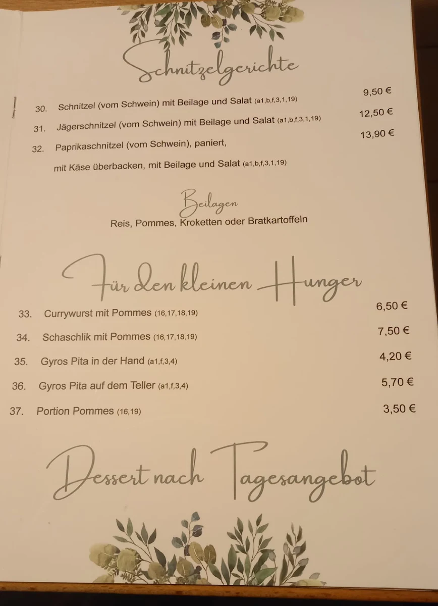 Speisekarte photo 5