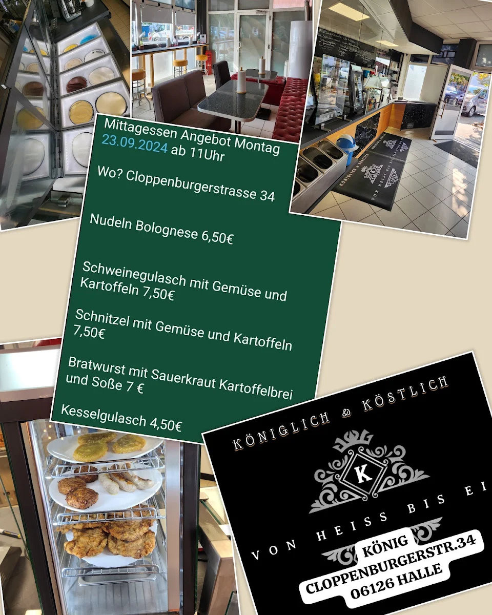 Speisekarte, Königlich & Köstlich