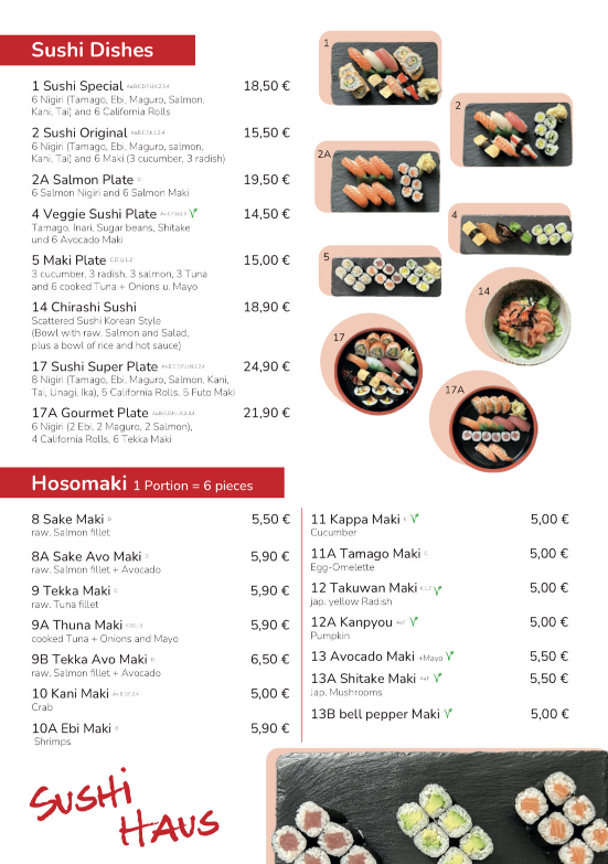 Speisekarte photo 2