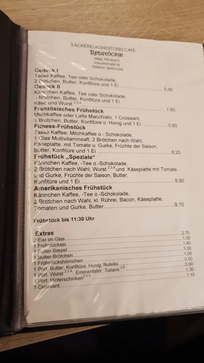 Speisekarte photo 1
