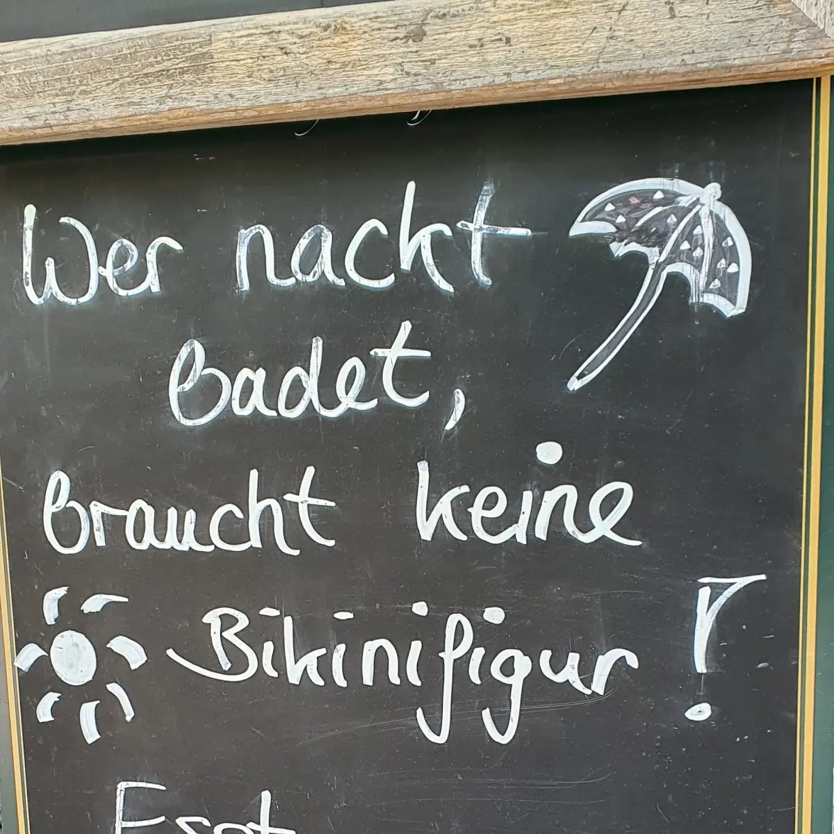 Speisekarte, Burggaststätte