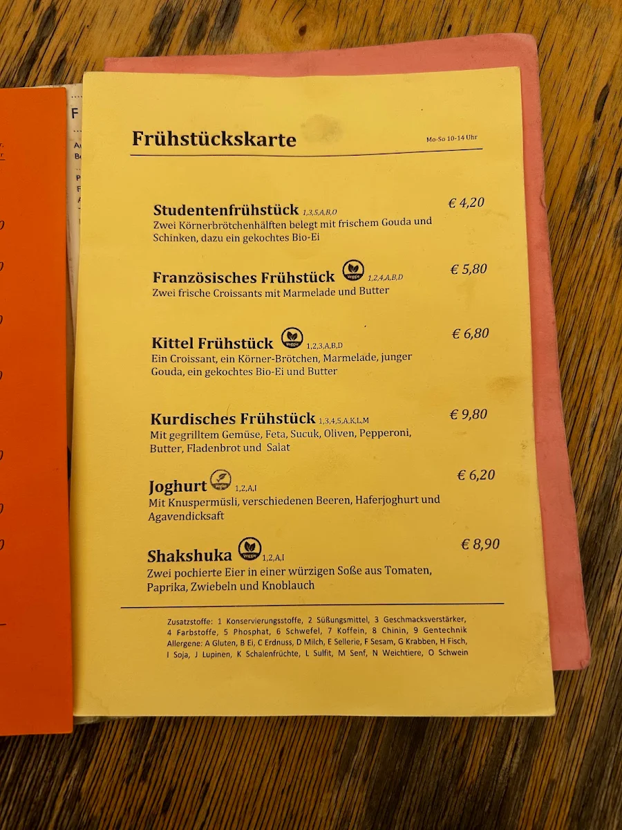 Speisekarte photo 5