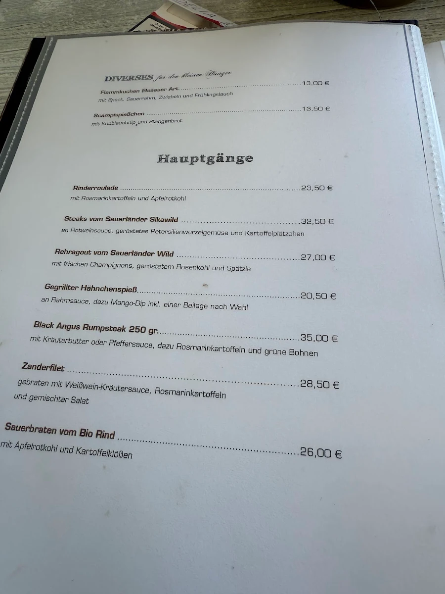 Speisekarte photo 1