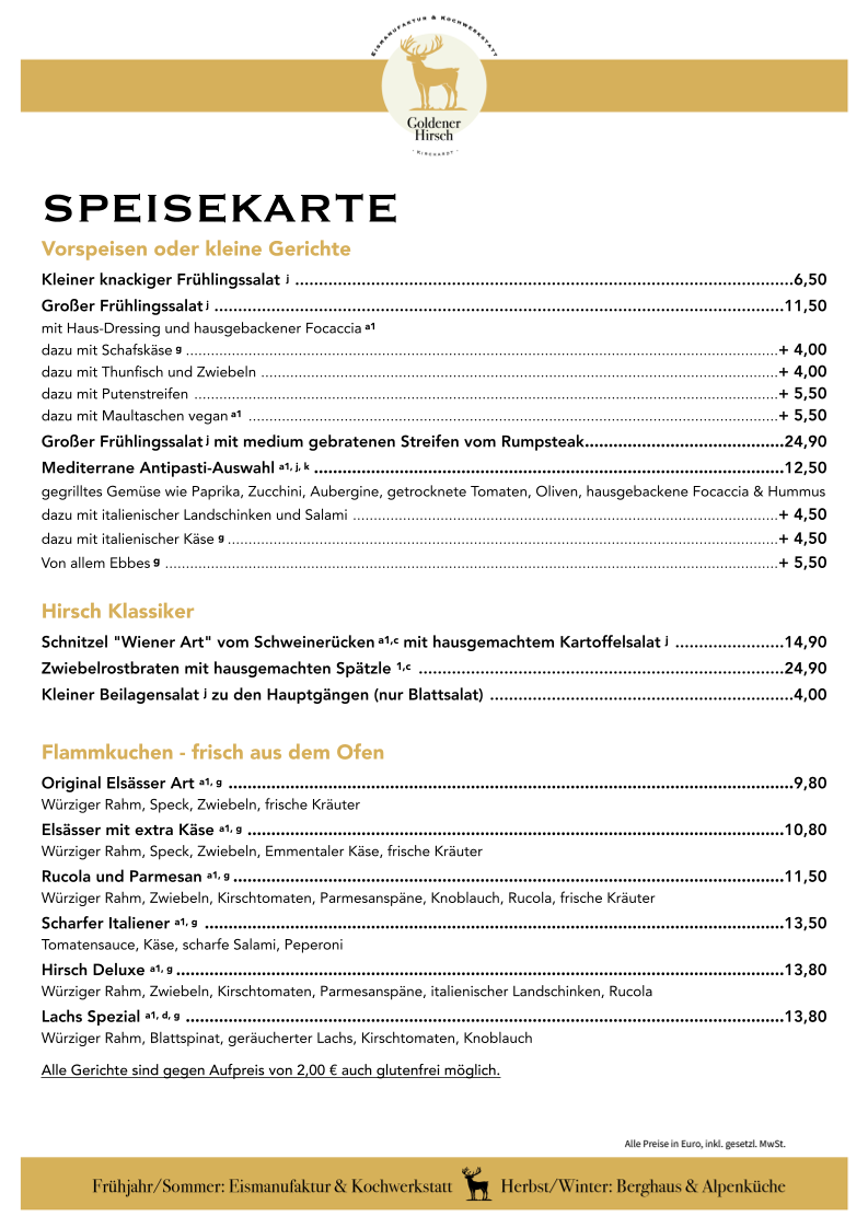 Speisekarte photo 1