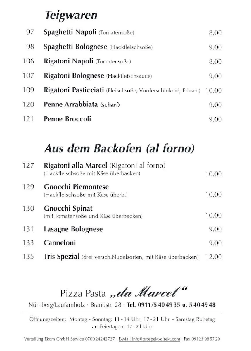 Speisekarte photo 2