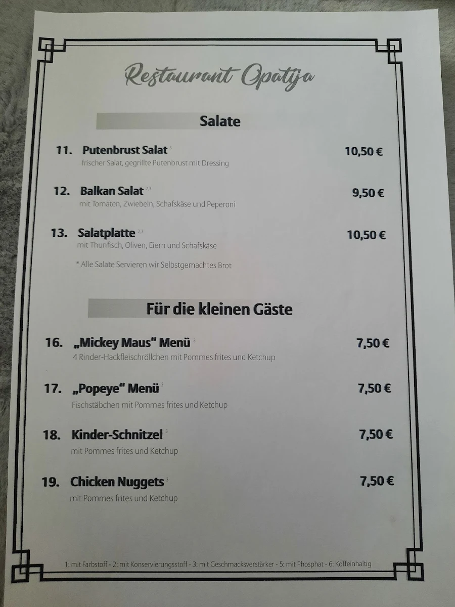 Speisekarte photo 2