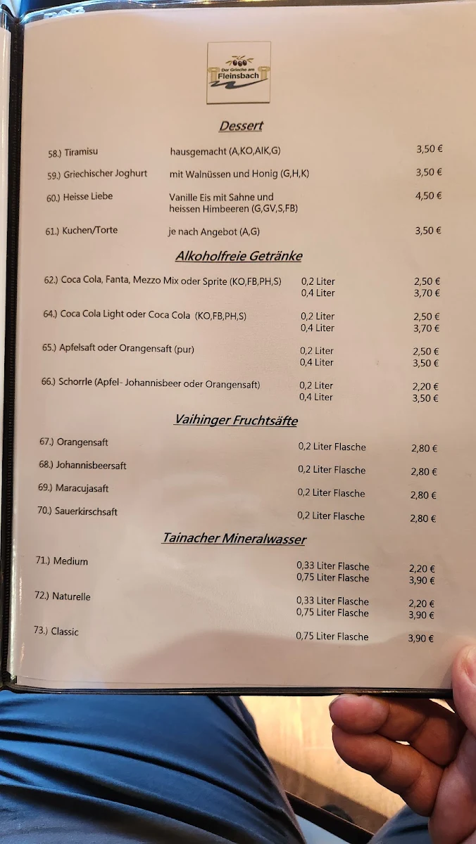 Speisekarte photo 3
