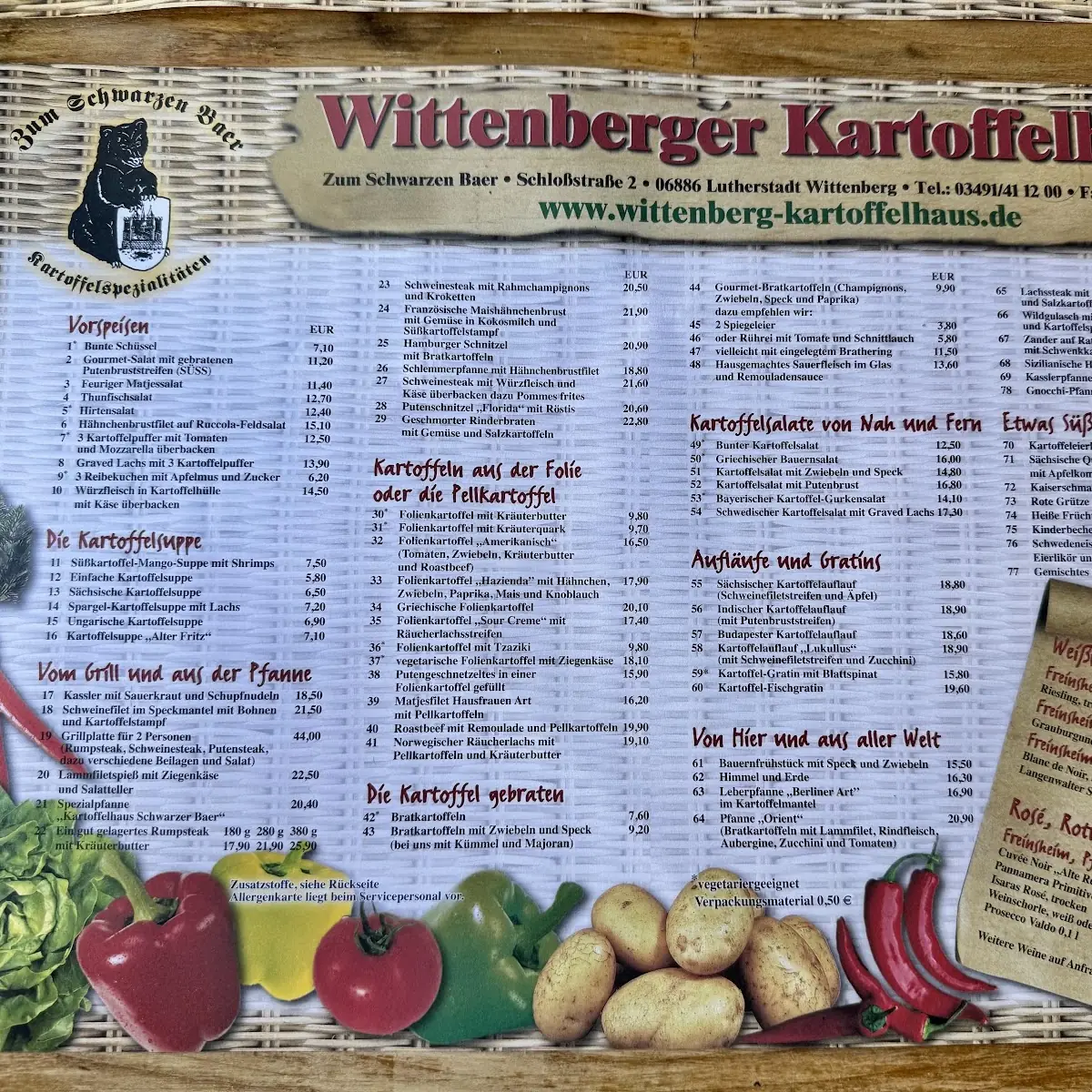 Speisekarte photo 1