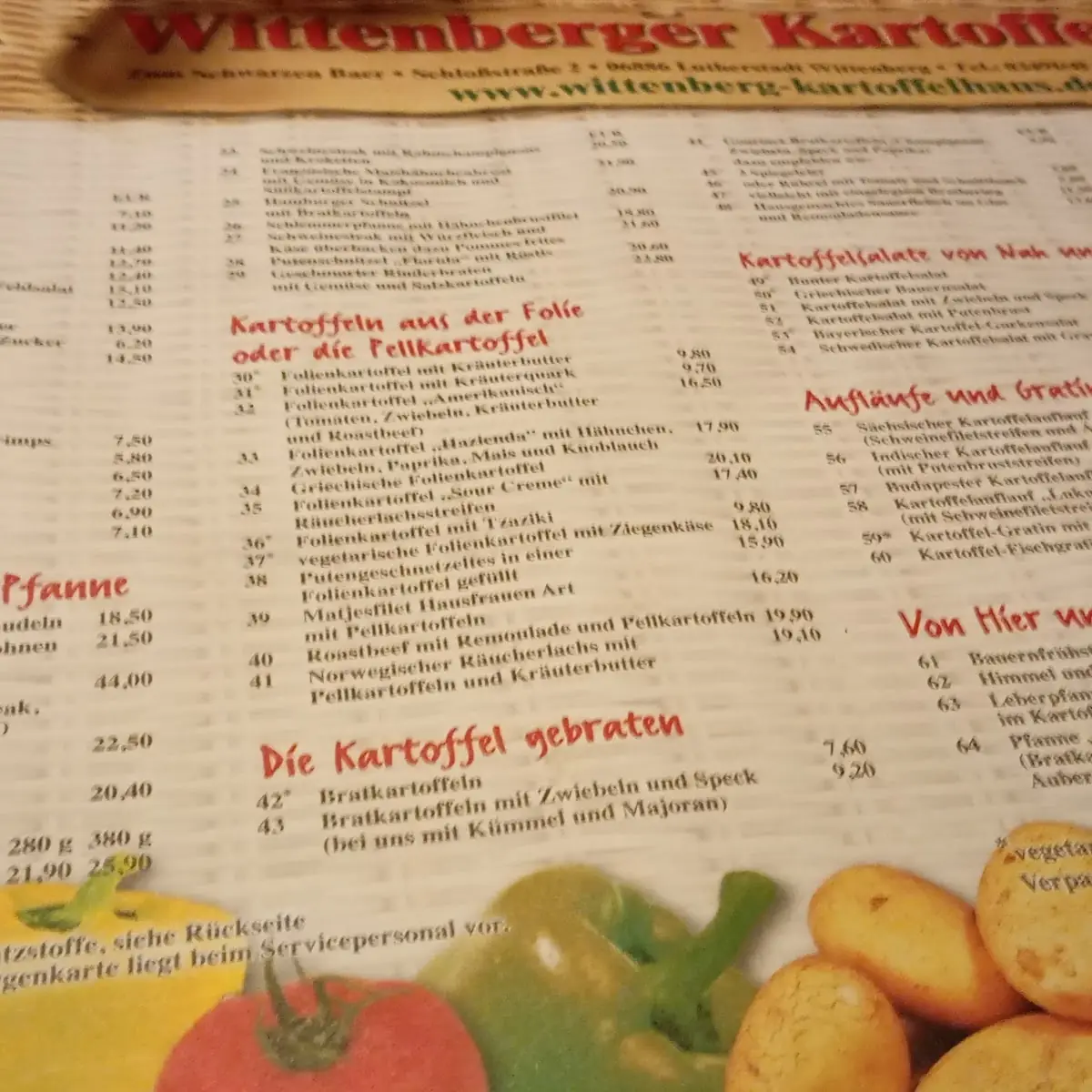 Speisekarte photo 2
