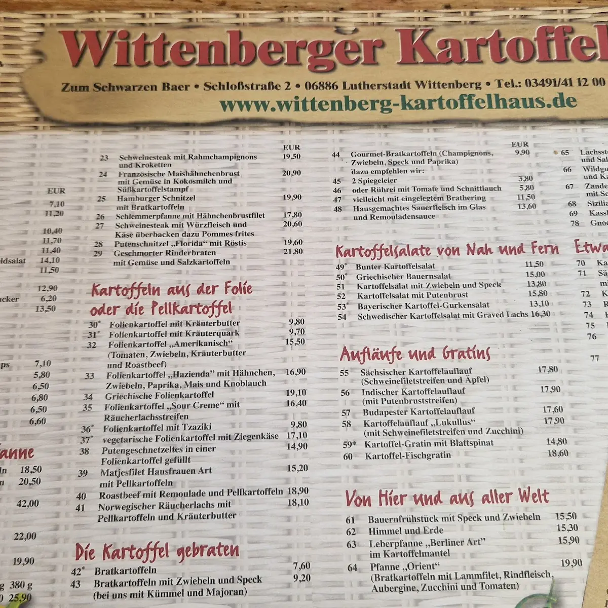 Speisekarte photo 3