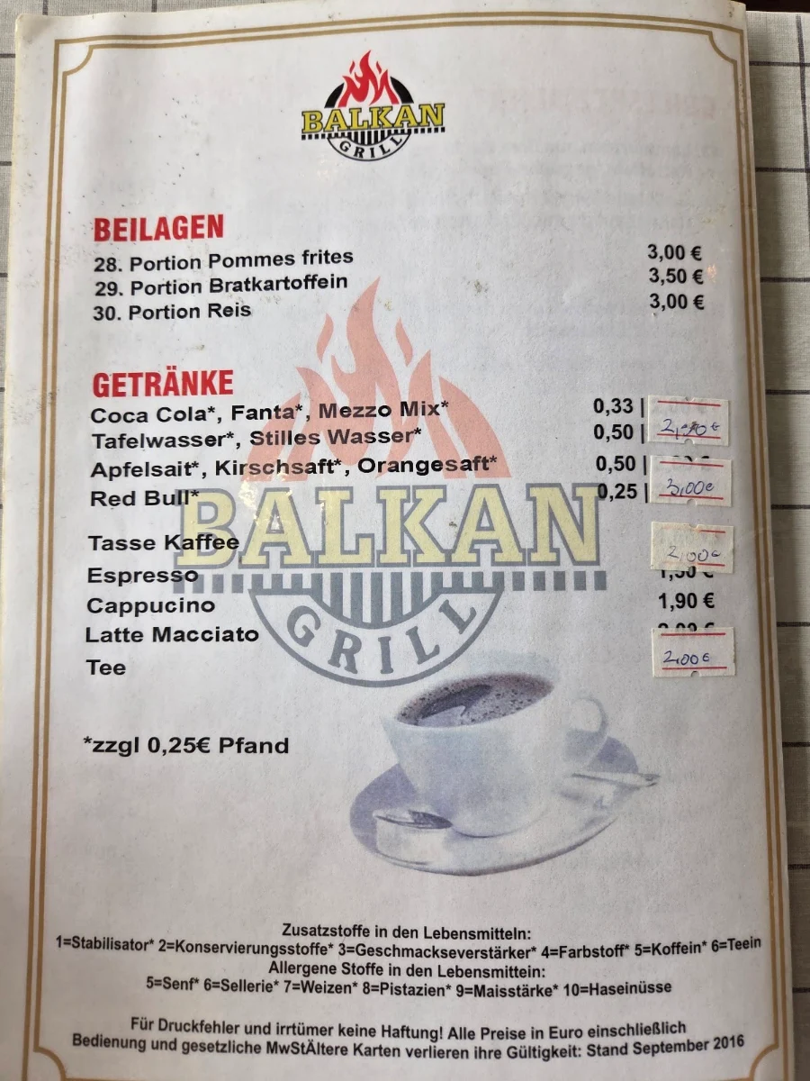 Speisekarte photo 2