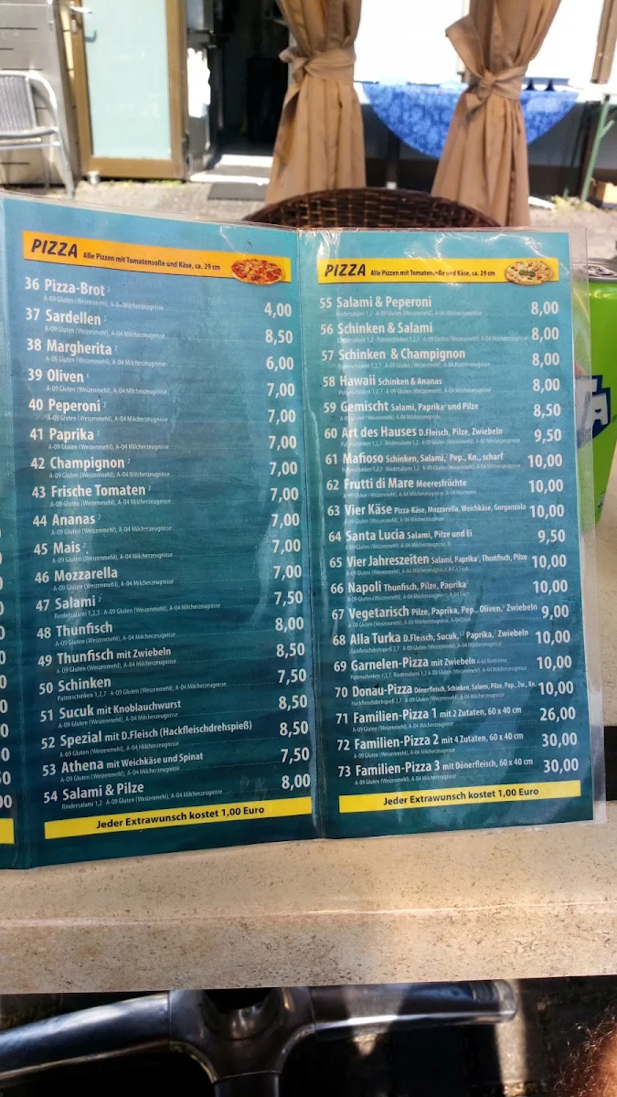 Speisekarte, Donau Kebap Inh. Tariq Hanjra
