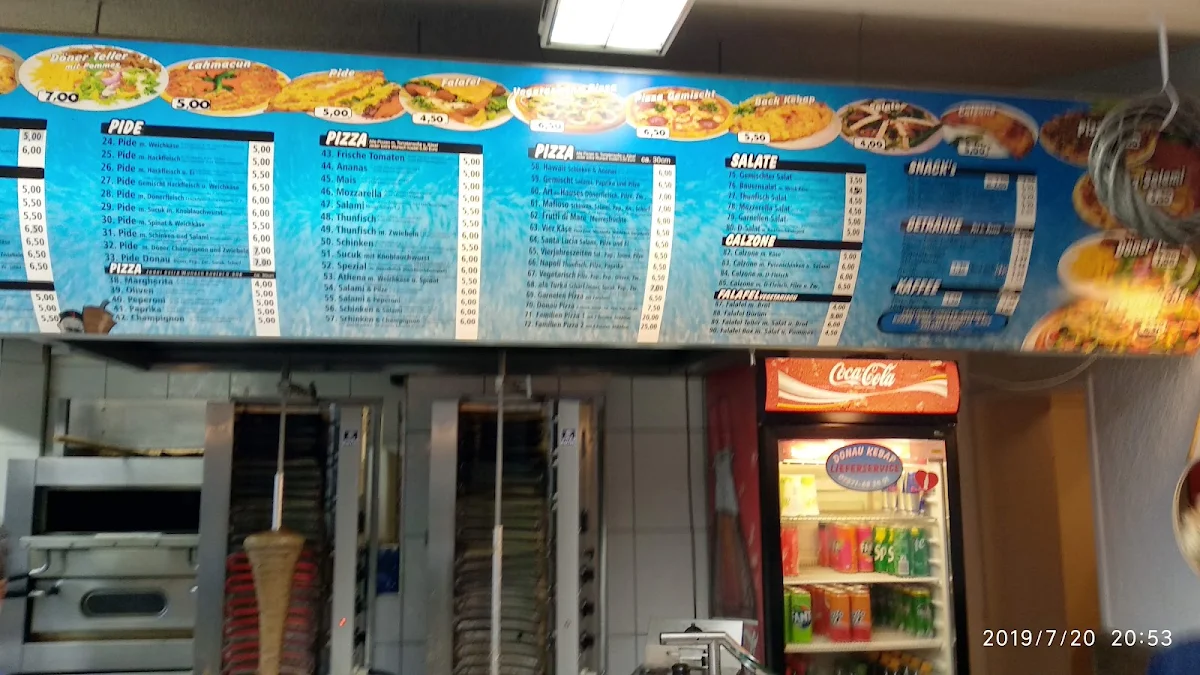 Speisekarte, Donau Kebap Inh. Tariq Hanjra