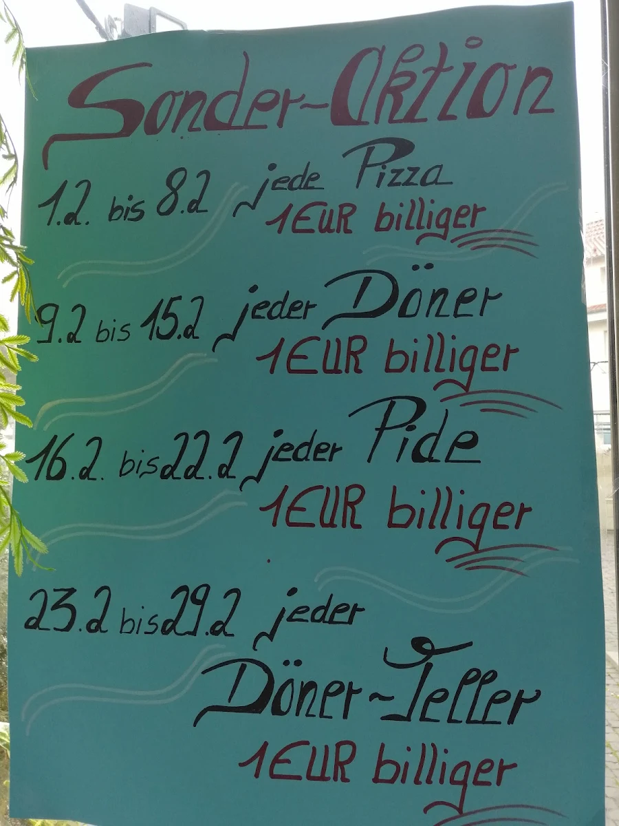 Speisekarte, Donau Kebap Inh. Tariq Hanjra