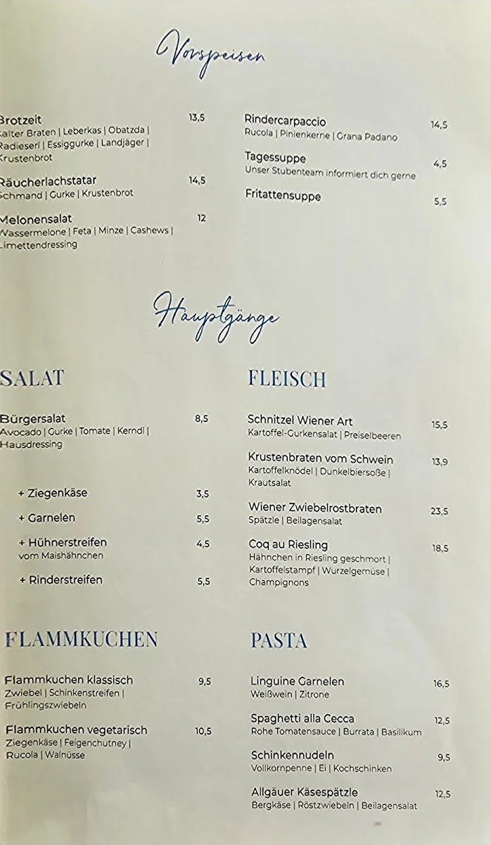 Speisekarte photo 3