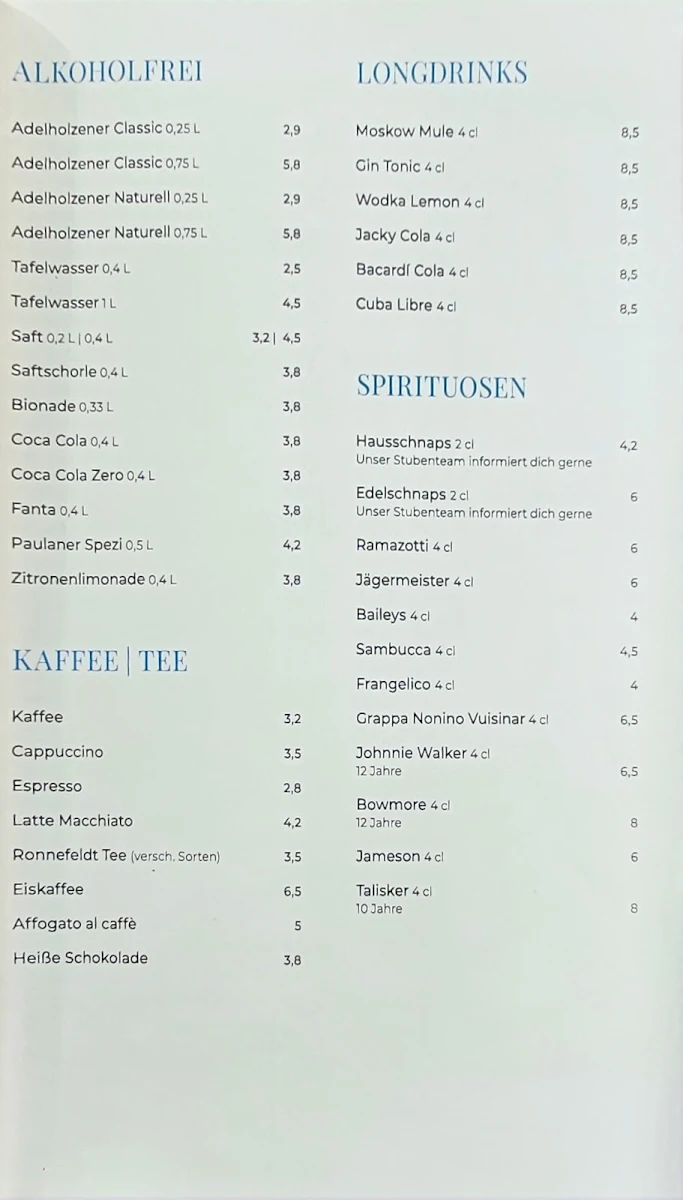 Speisekarte photo 5