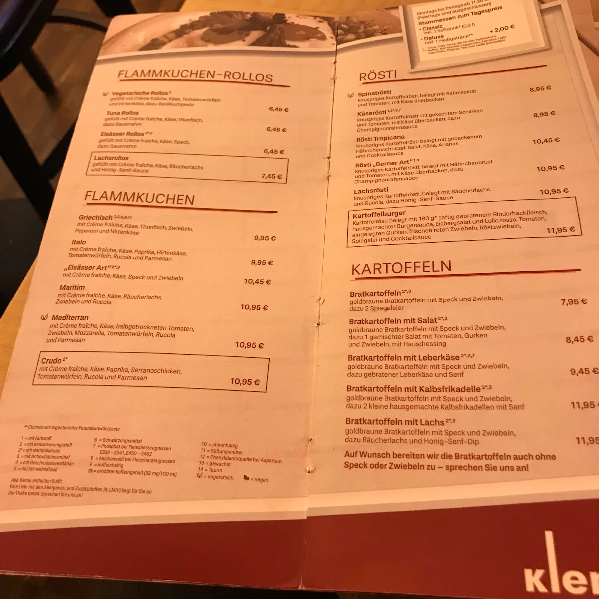 Speisekarte photo 4