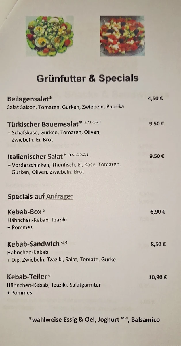Speisekarte photo 2