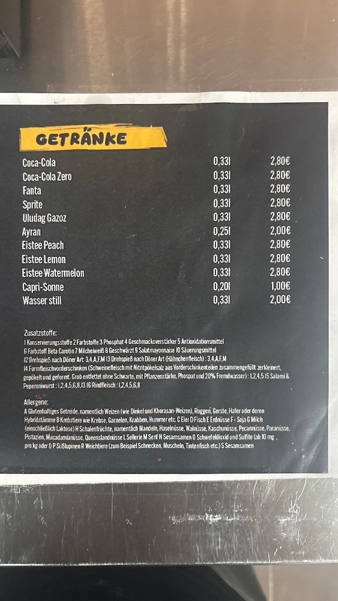 Speisekarte photo 1