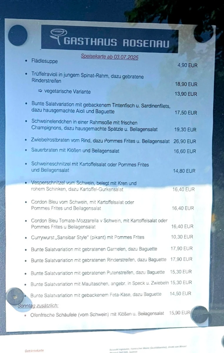 Speisekarte photo 2