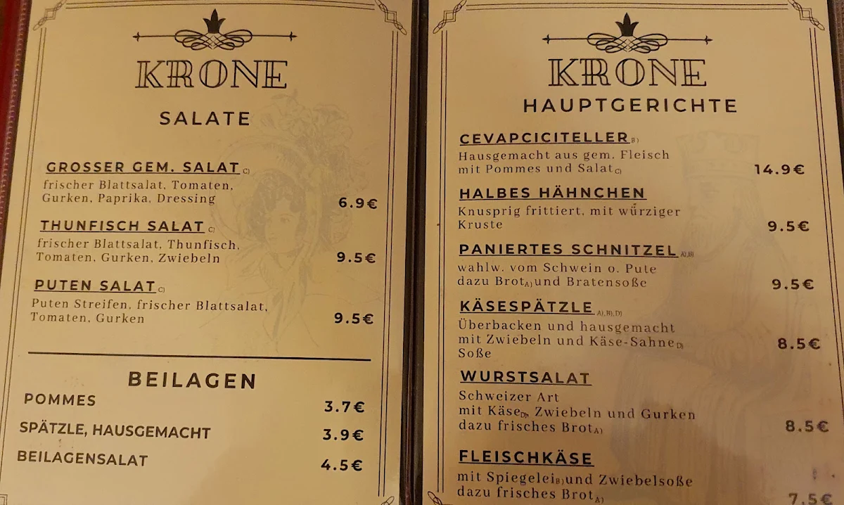 Speisekarte photo 2