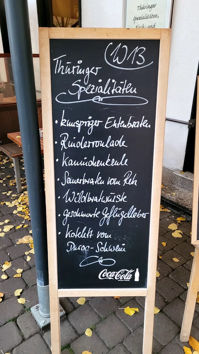 Speisekarte, Zum Wenigemarkt 13