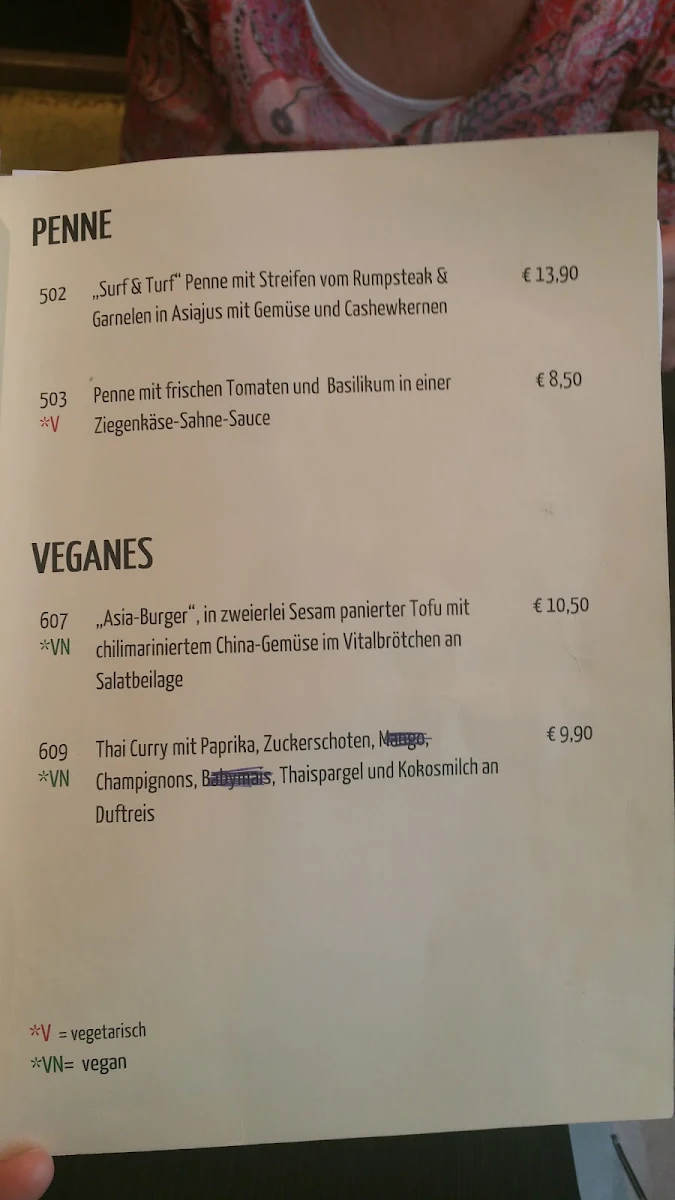 Speisekarte, MOKKA - Restaurant & Catering