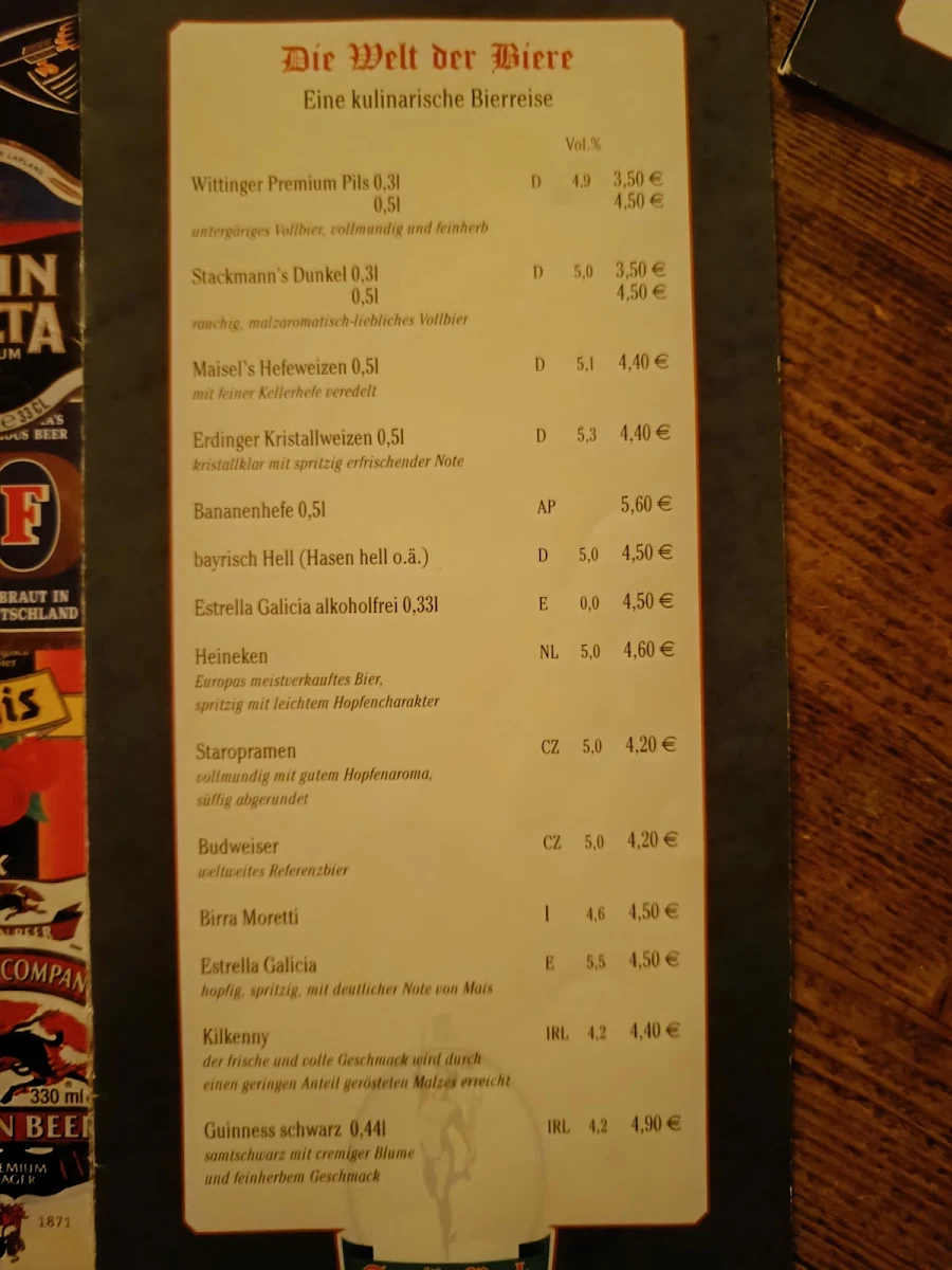Speisekarte photo 3