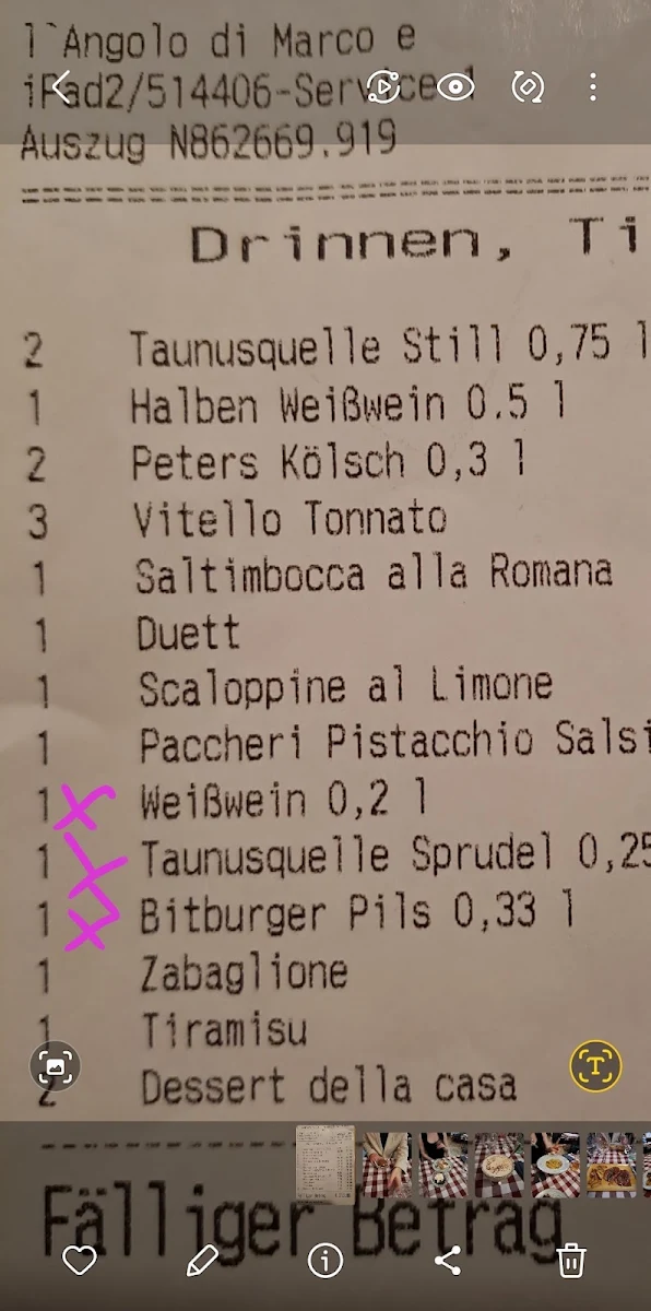 Speisekarte photo 1
