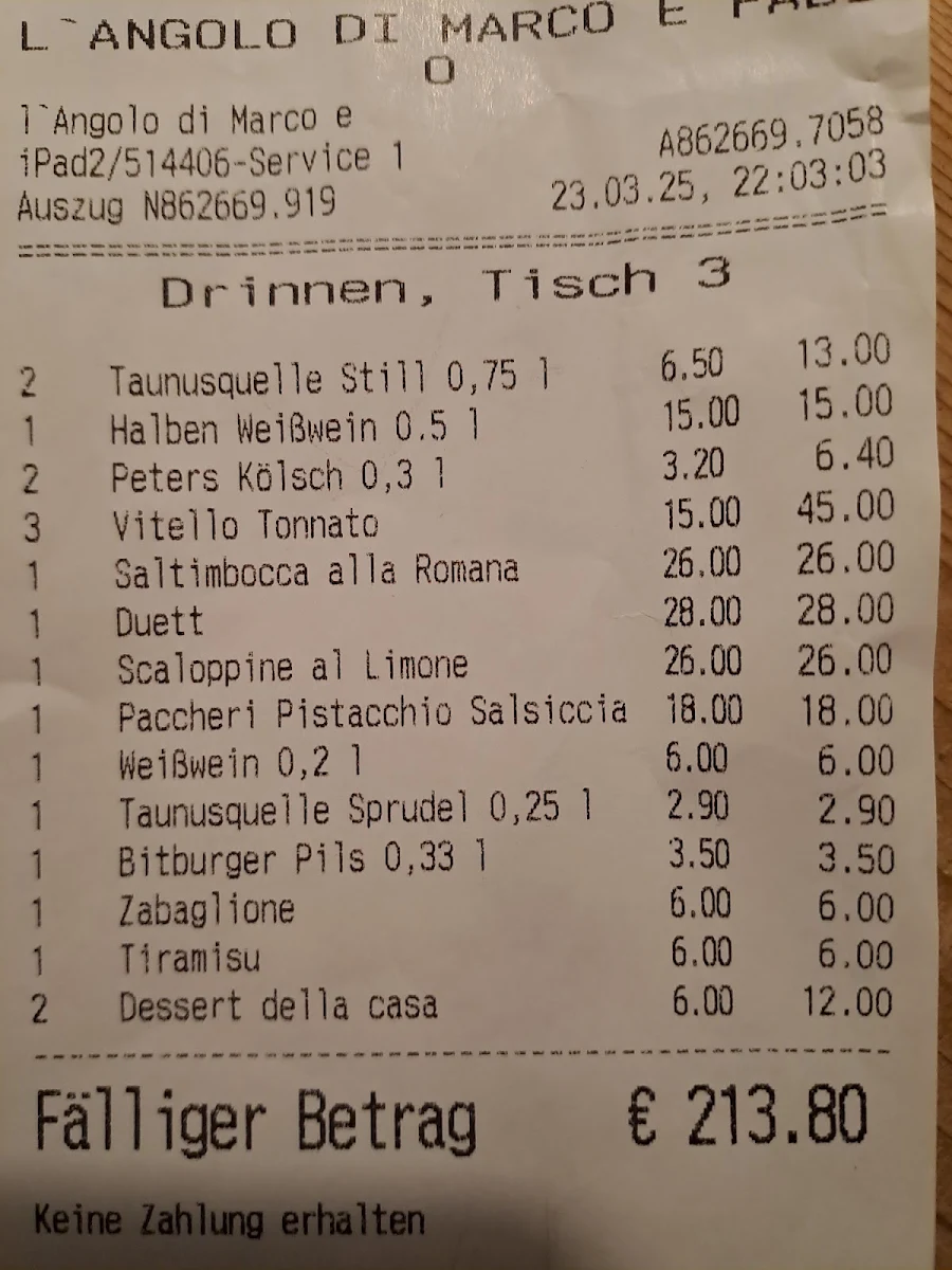 Speisekarte photo 4