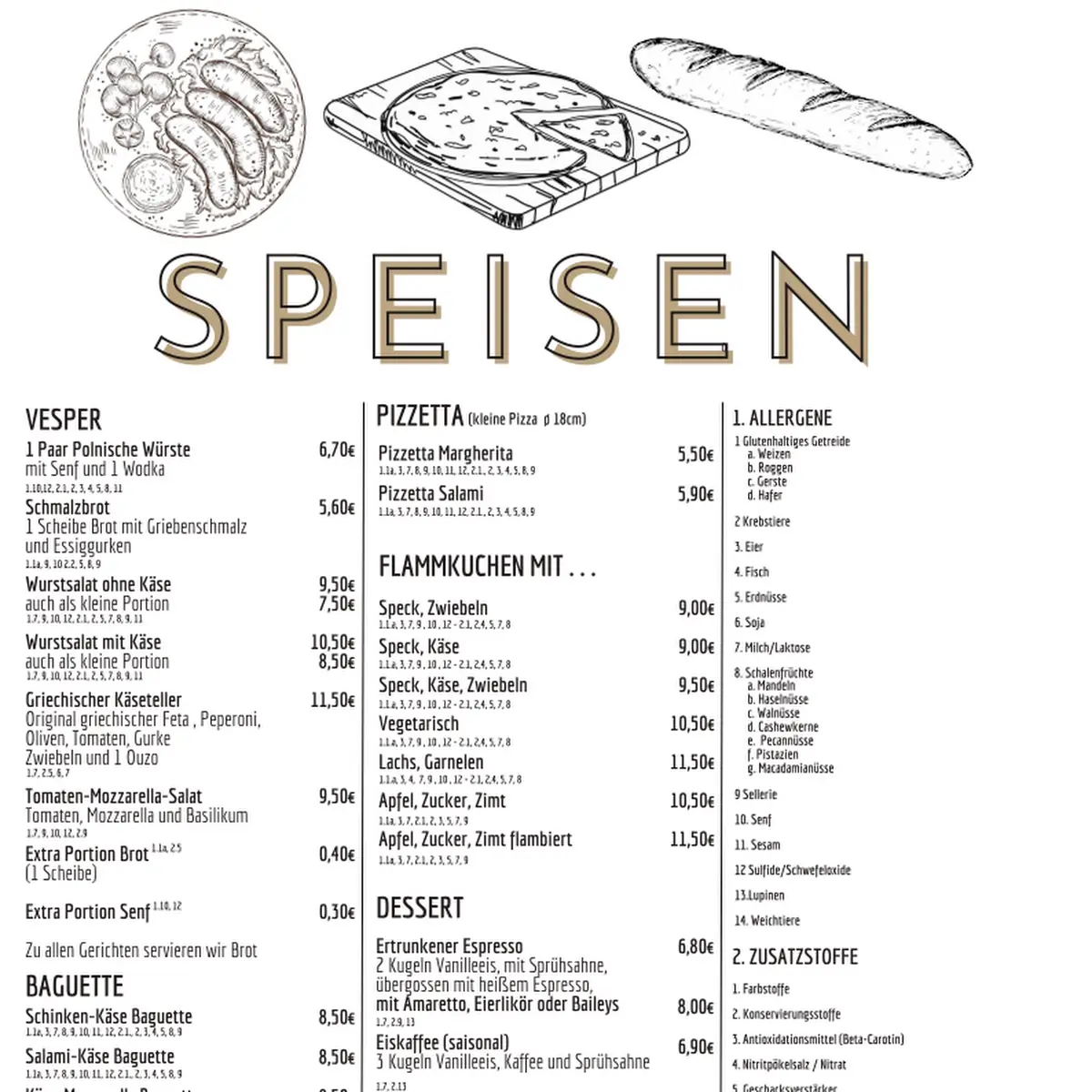 Speisekarte photo 1