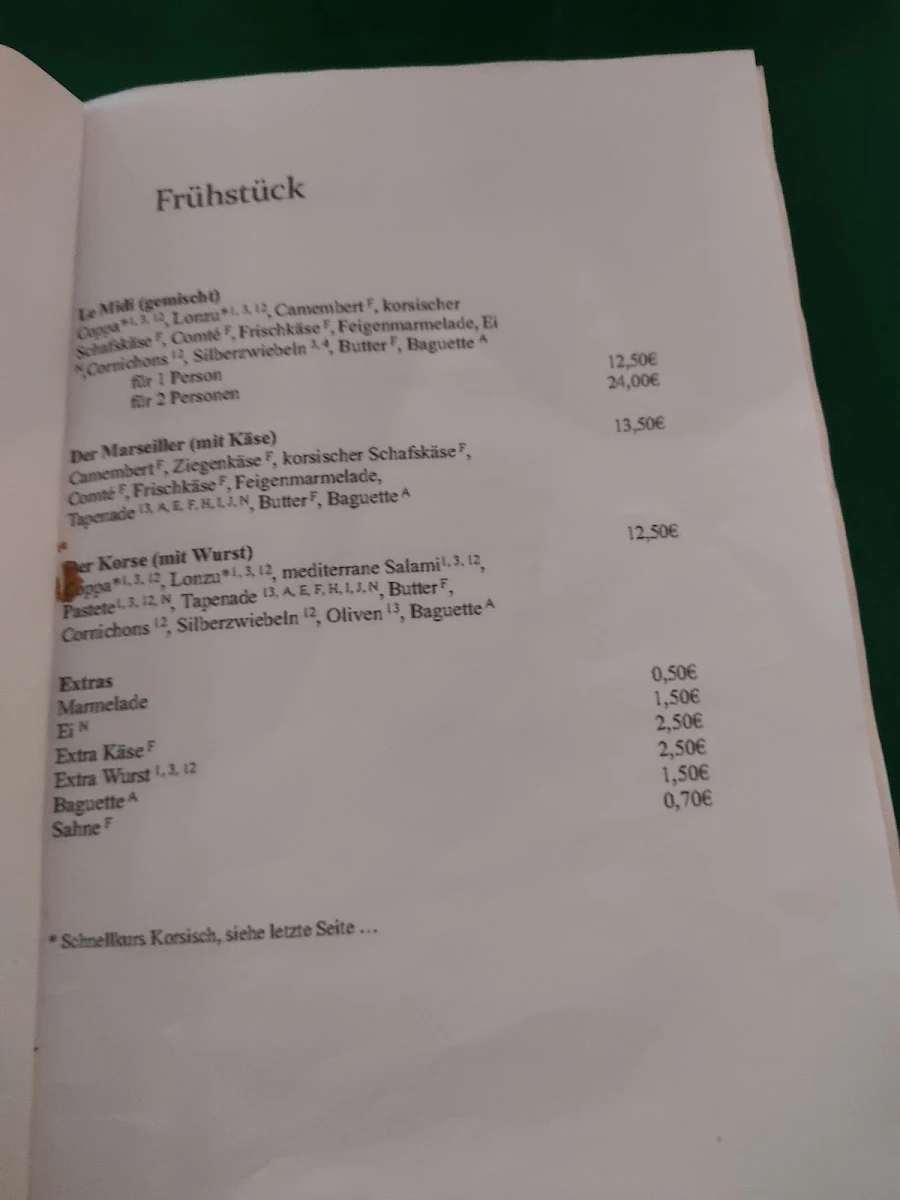 Speisekarte photo 1