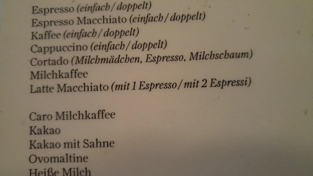 Speisekarte photo 3