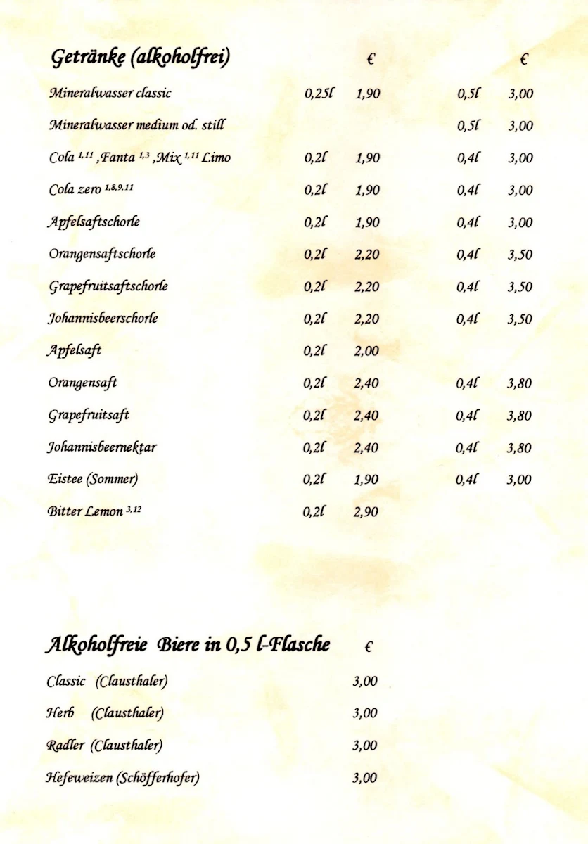 Speisekarte photo 6