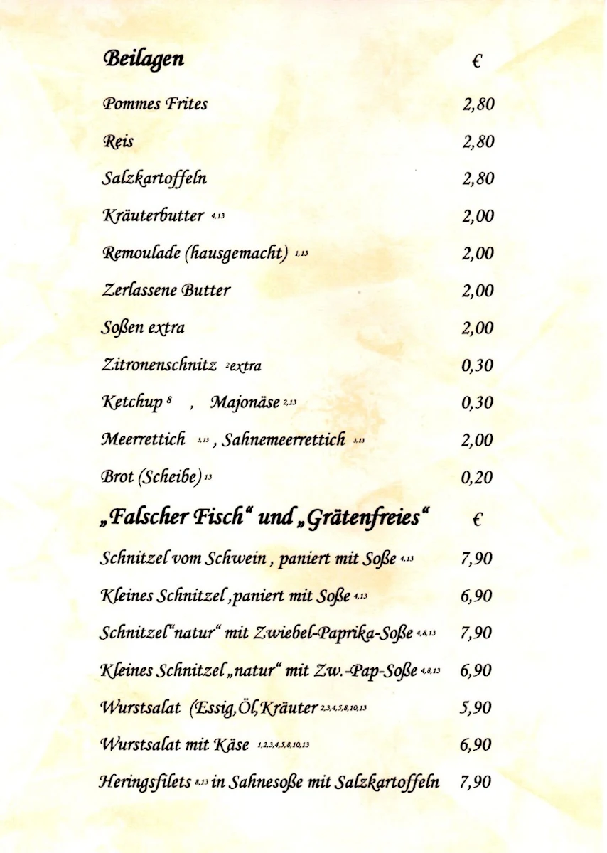 Speisekarte photo 9